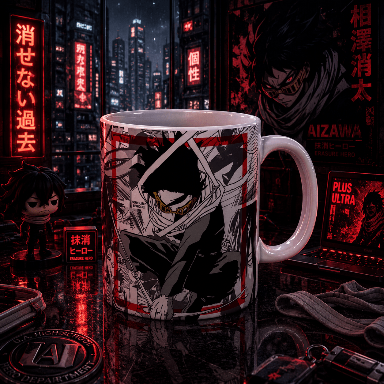 Taza anime Academia de Héroes