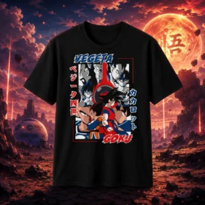 Camiseta Guerreros Saiyan